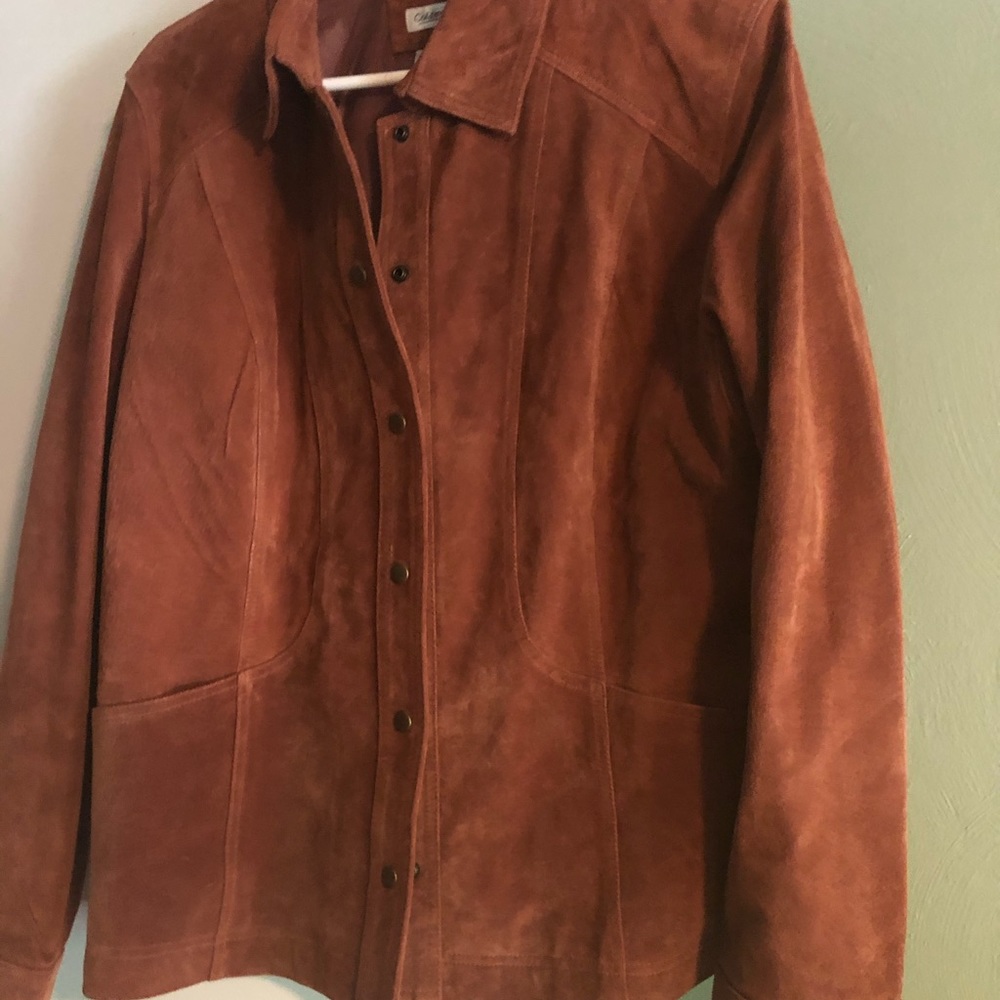 Suede Coldwater Creek jacket.